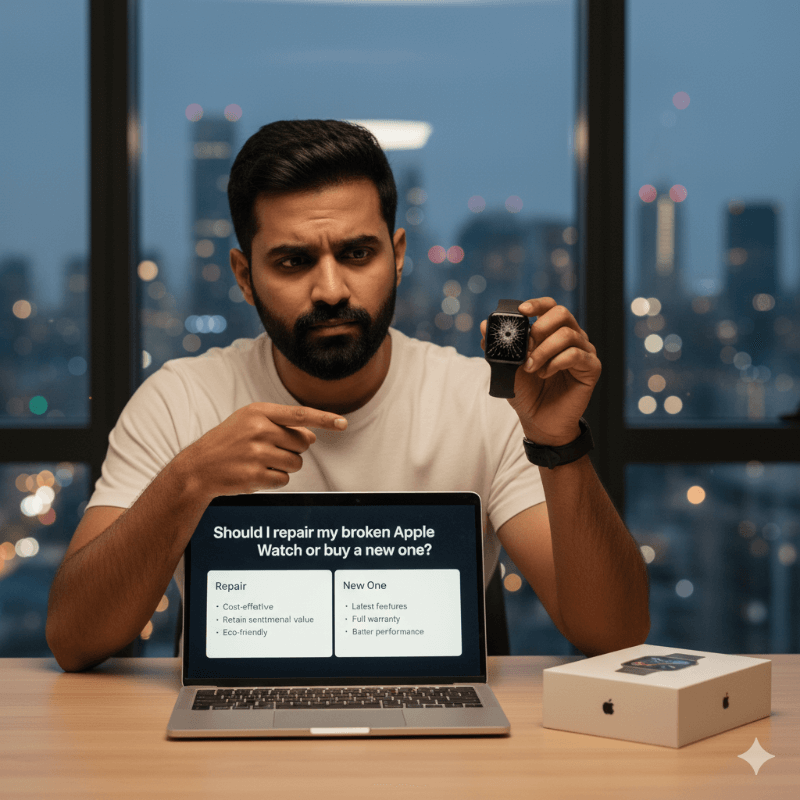 Should I repair my broken apple watch or buy a new one?